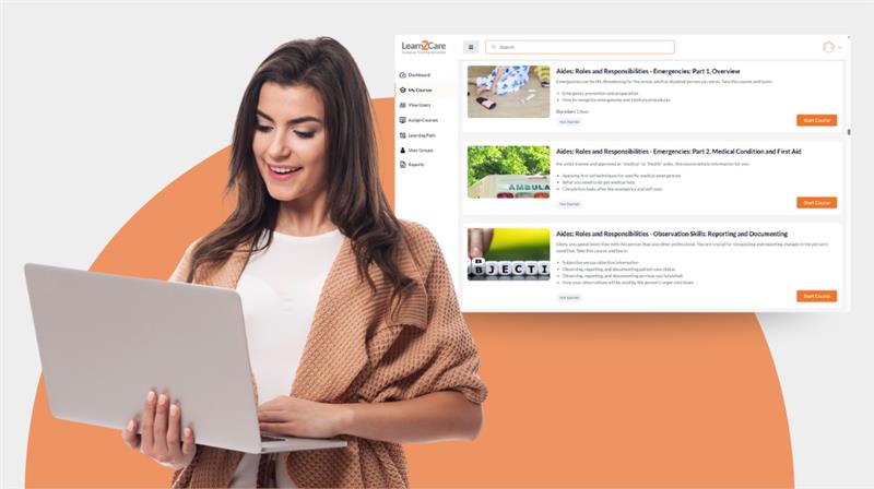 Online courses for caregivers