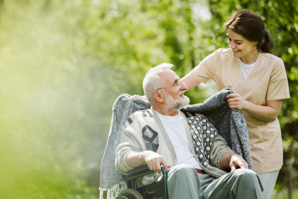 Assisting an Older Adult with Shaving