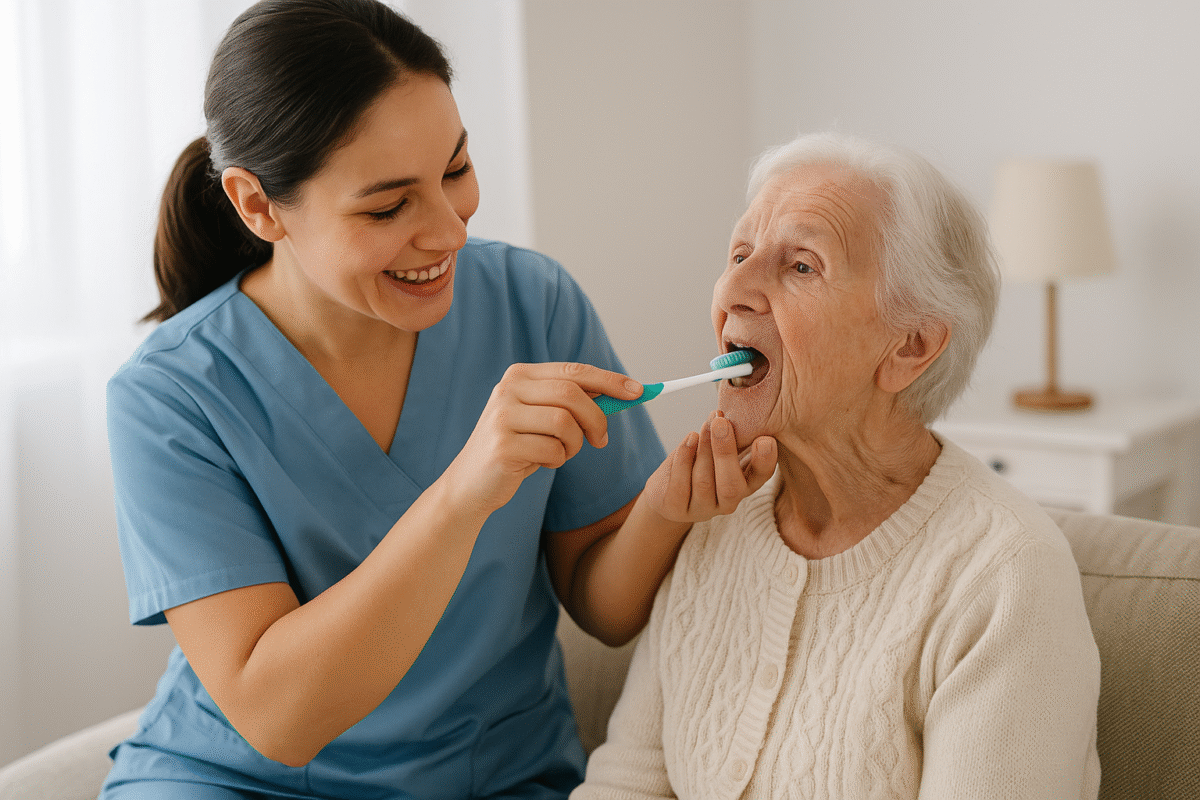 Providing Oral Hygiene Support