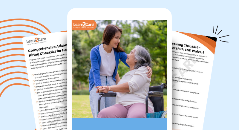 Caregiver Legal & Ethical Duties Checklist | Arizona